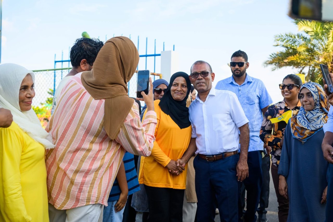 ރައީސް ނަޝީދު ކެމްޕޭނަށް ފުވައްމުލަކުގައި