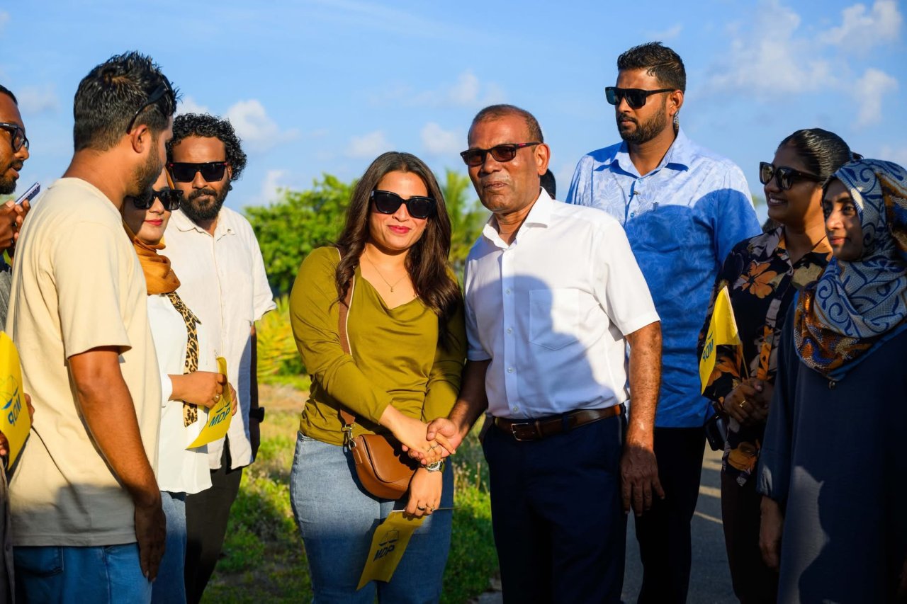 ރައީސް ނަޝީދު ކެމްޕޭނަށް ފުވައްމުލަކުގައި