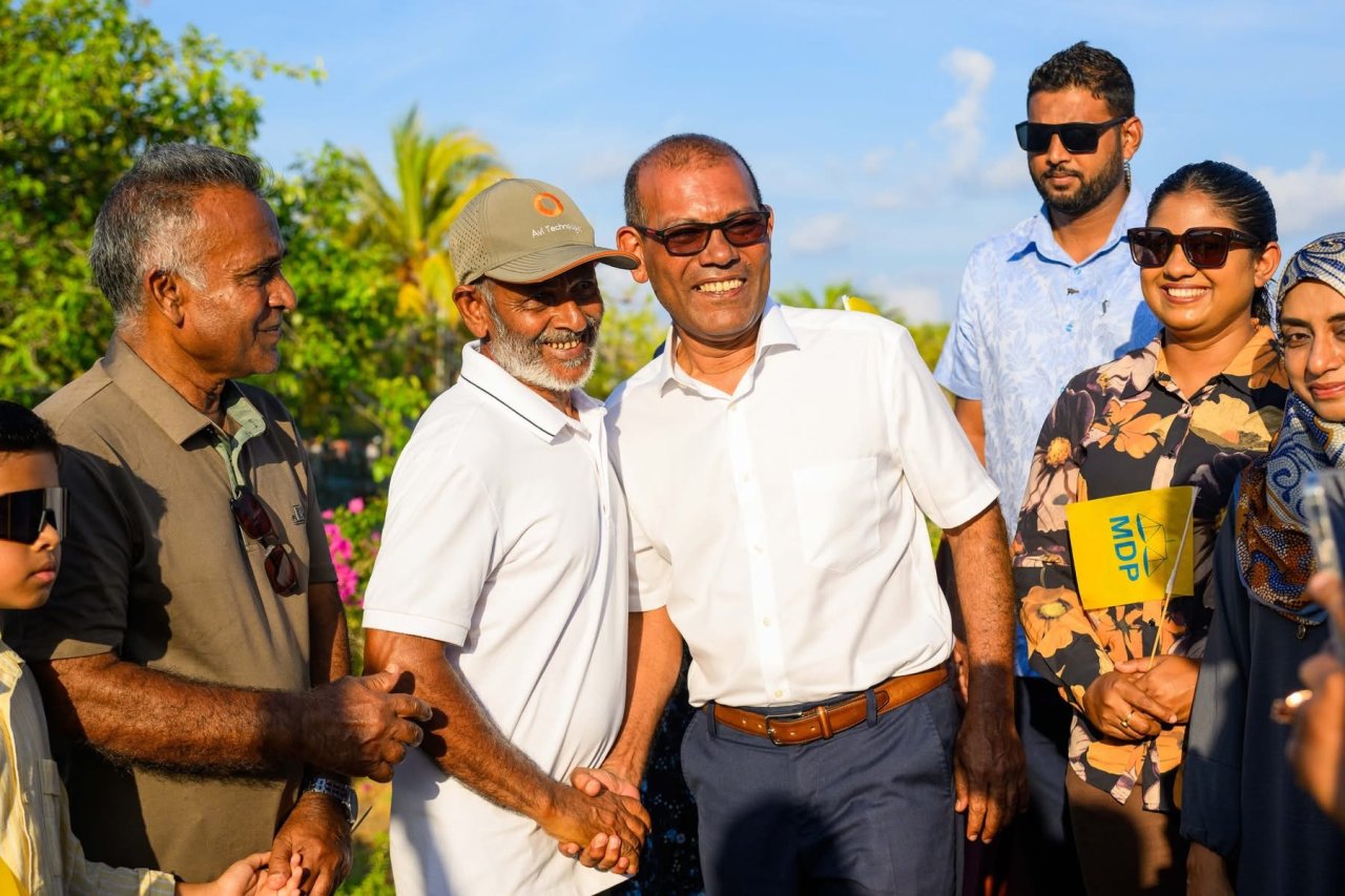 ރައީސް ނަޝީދު ކެމްޕޭނަށް ފުވައްމުލަކުގައި