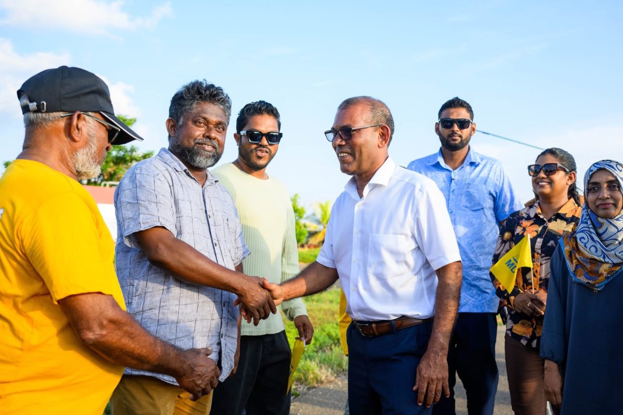 ރައީސް ނަޝީދު ކެމްޕޭނަށް ފުވައްމުލަކުގައި