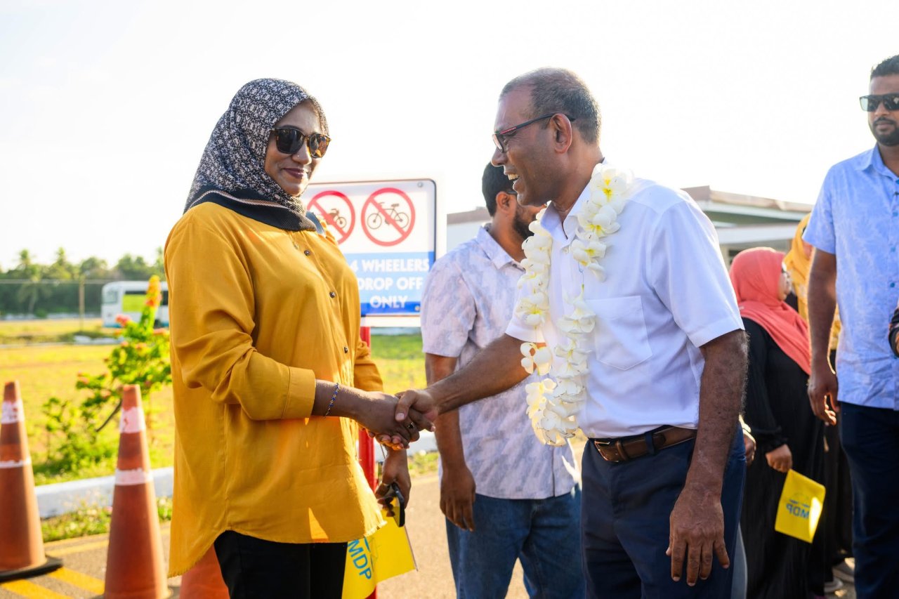 ރައީސް ނަޝީދު ކެމްޕޭނަށް ފުވައްމުލަކުގައި