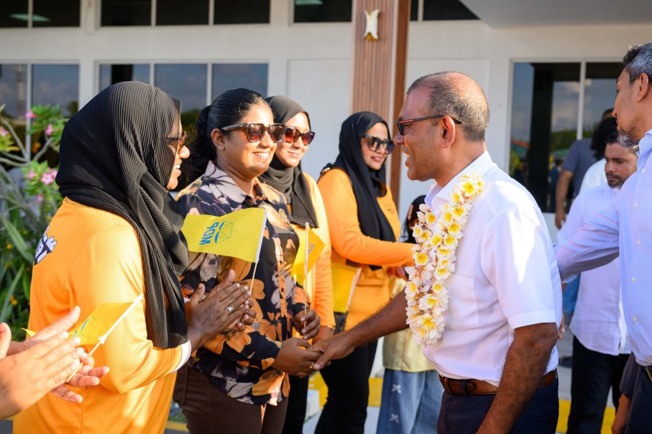 ރައީސް ނަޝީދު ކެމްޕޭނަށް ފުވައްމުލަކުގައި