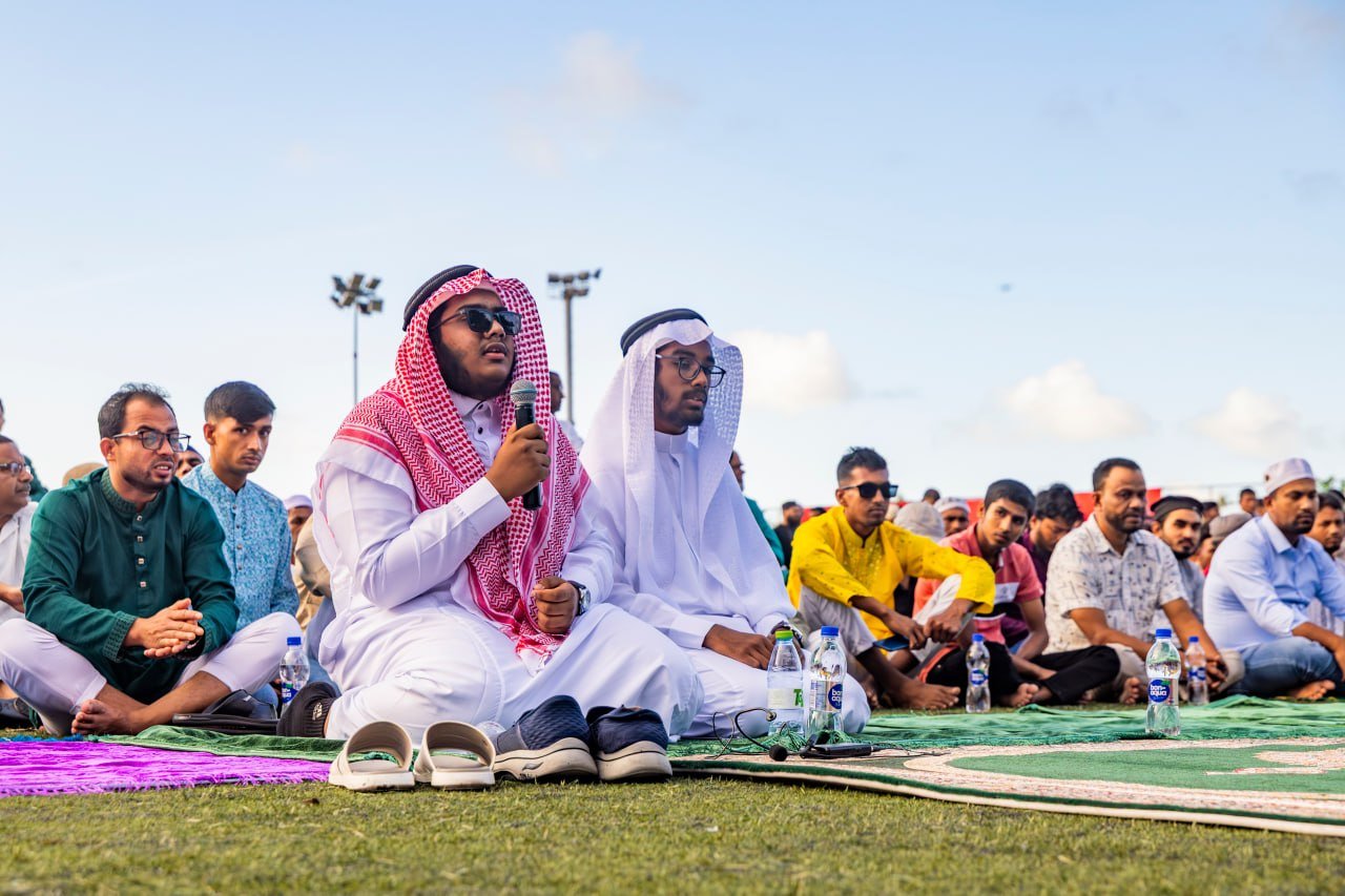 މާލޭގައި ކުރި އީދު ނަމާދުގެ ބޮޑު ޖަމާއަތް