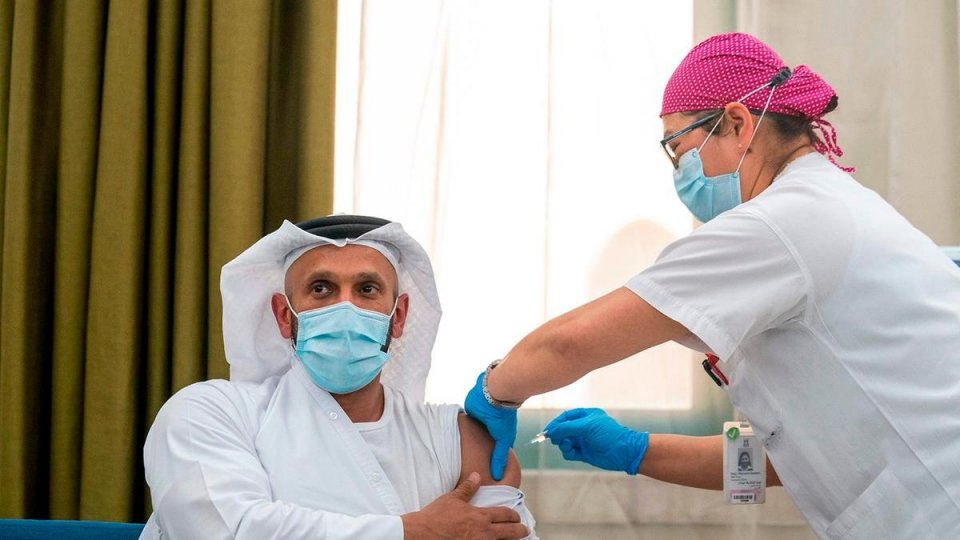 UAE in emergency koh vaccine dhinumuge hudha dheefi