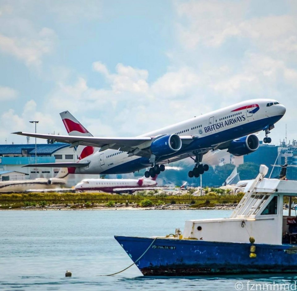 Fini moosumaa dhimaakoh British Airways ge dhathuru thah Rajje ah fashanee