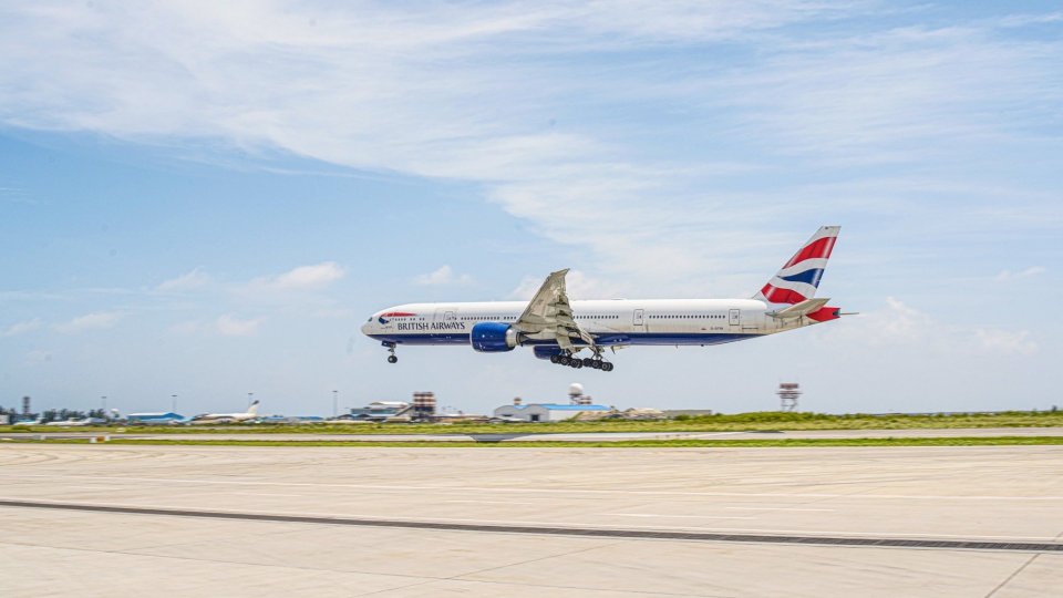 British Airways ge dhathuru thah raajje ah fashaifi