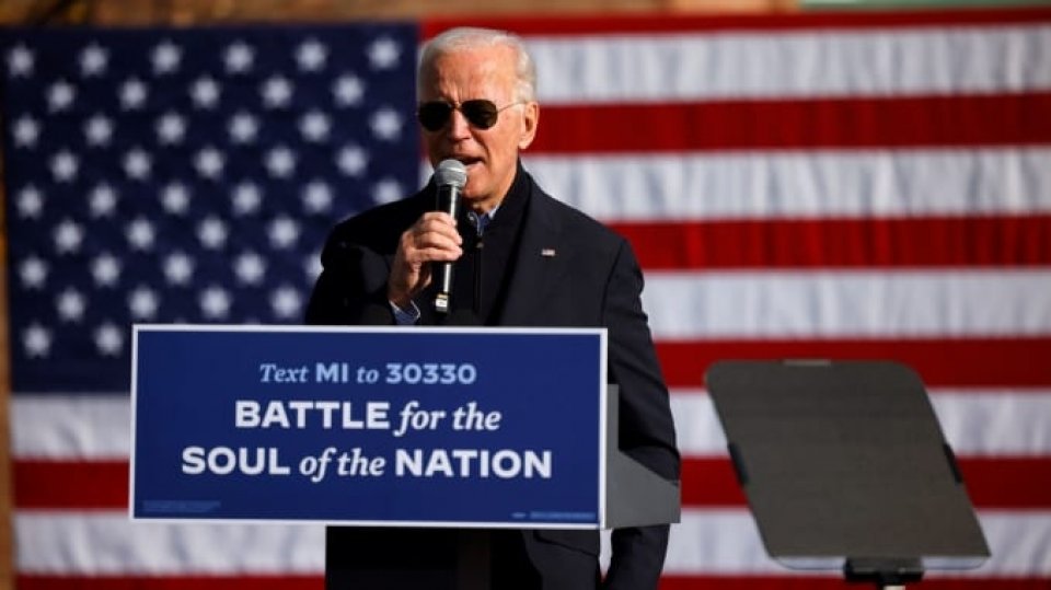 Michigan in kuri hoadhai, Biden lead fulhaa kohfi 