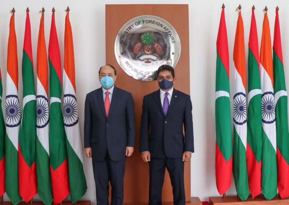 India ge aa foreign secretary ge furathama dhathurufulhu