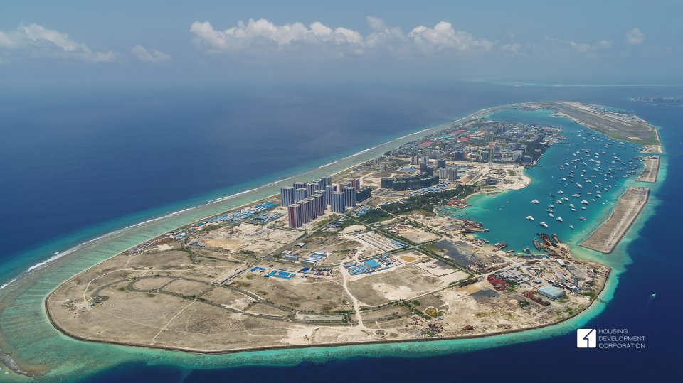 Hulhumale' in bin vikkan alun fashanee, Mi faharu akafooteh 4,800 rf ah. 