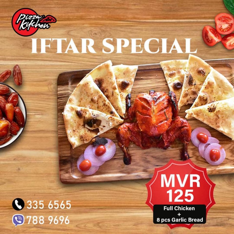 Pizza kitchen in agu heyokoh, bandu fureyne iftar packageh 