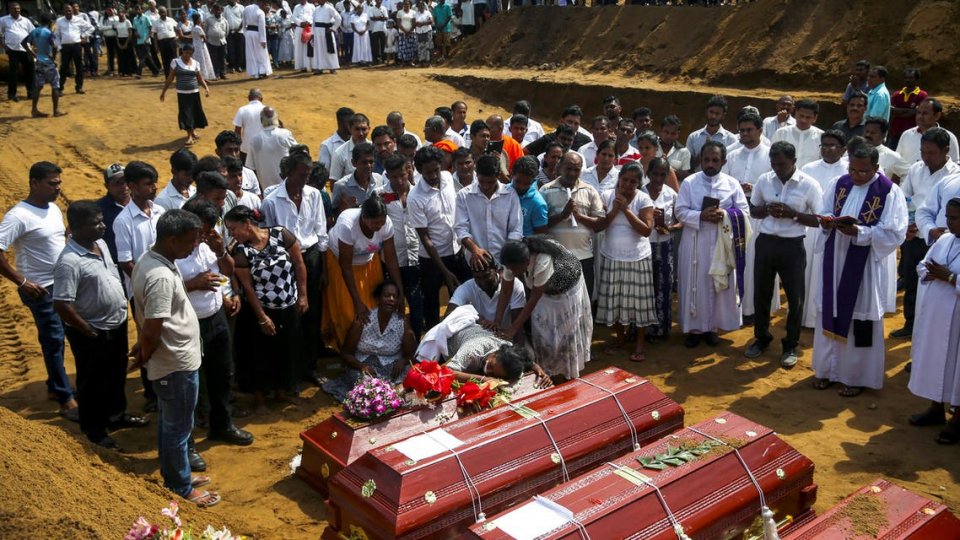 Srilanka Easter hamalaa: dheenee ilmu veryaku hayyaru koffi