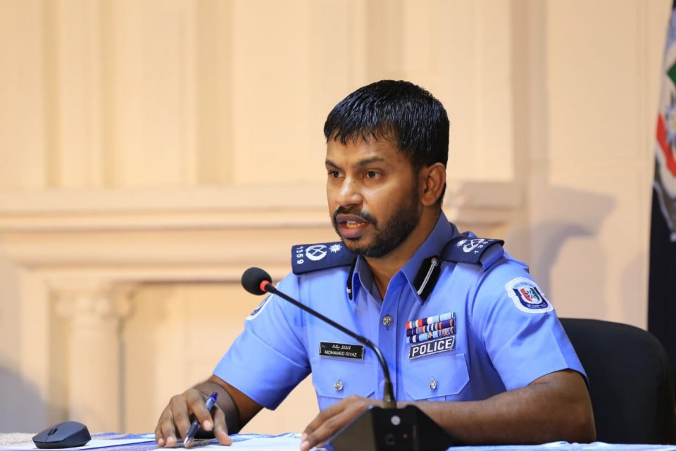 Hamalaa aa gulhigen hayyaru kuri meehunah dhauvaa kureveyne dhuvahei adhi neyge: Police