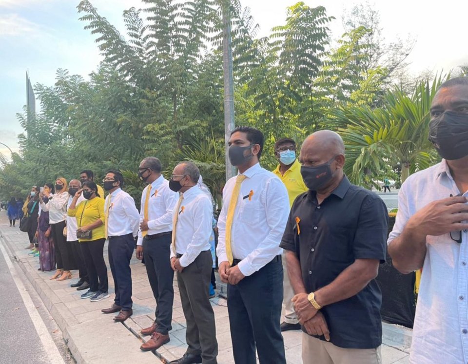 MDP ge aharee dhuvas ge didha negumuge rasmiyyathugai, raees aai vazeerun baiverinuvey