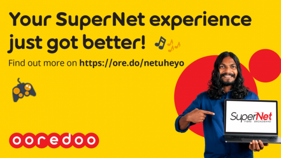 Ooredoo SuperNet  Package thakah bodethi badhaluthakeh