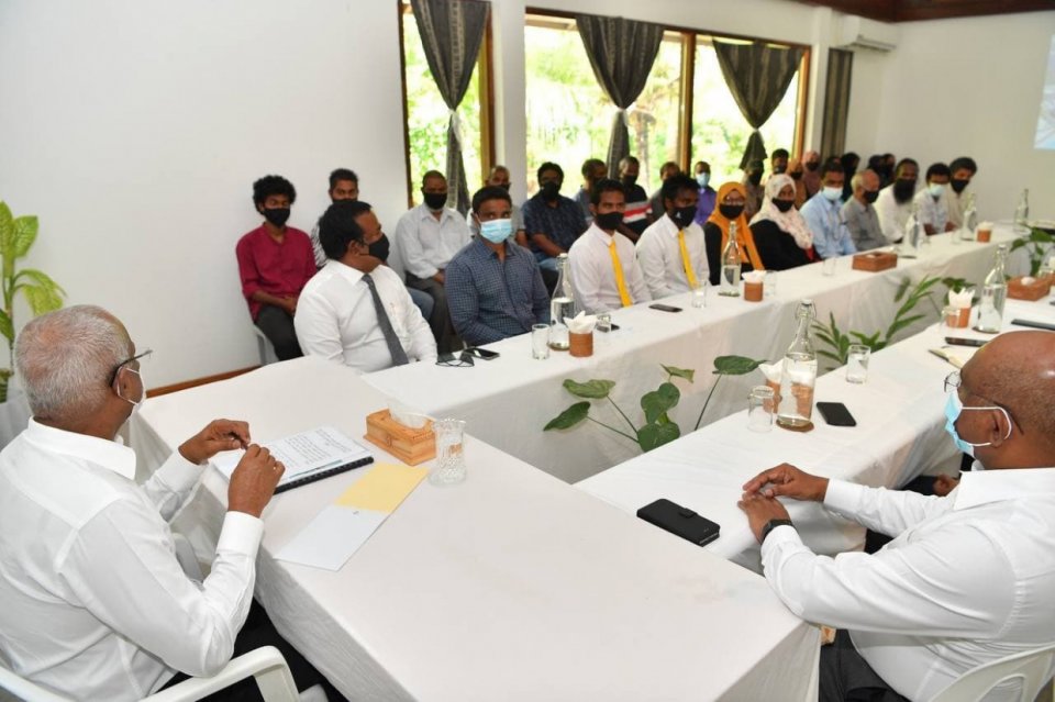 Hanimaadhoo airport gai beyru sifain nuthibeyne: Raees