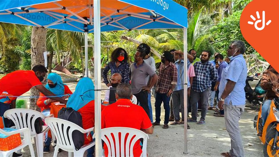 Dhiraagu high speed fiber internet ge khidhumai Rathafandhoo ah dheefi