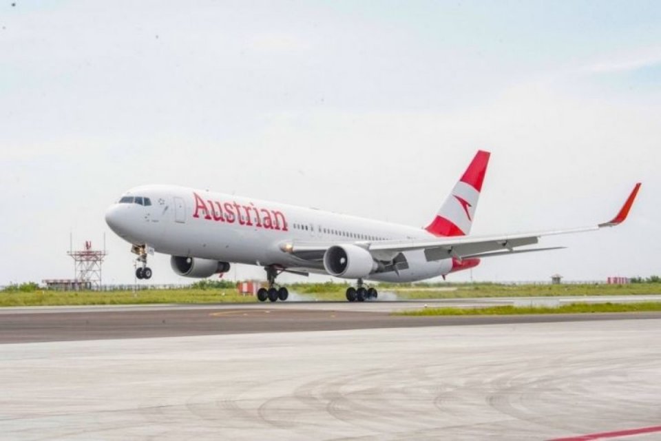 Austrian Airlines ge dhathuru thah Raajje ah fashanee