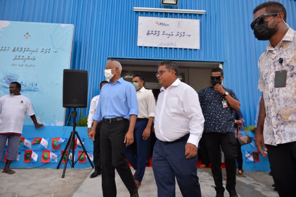 Raees Gafarah vadaigen 25 ton ge ice plant eh hulhuvaidhevvaifi