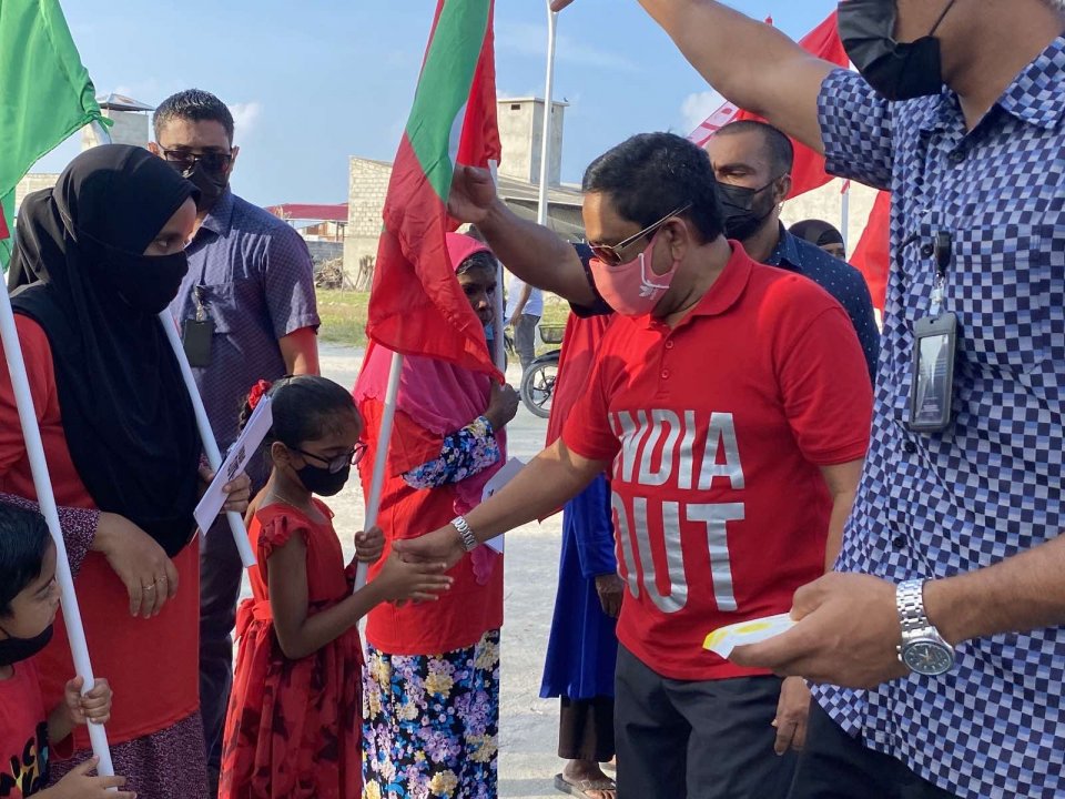 India out ge bodu harakaatheh Male’ gai bavvan thayaaruvanee