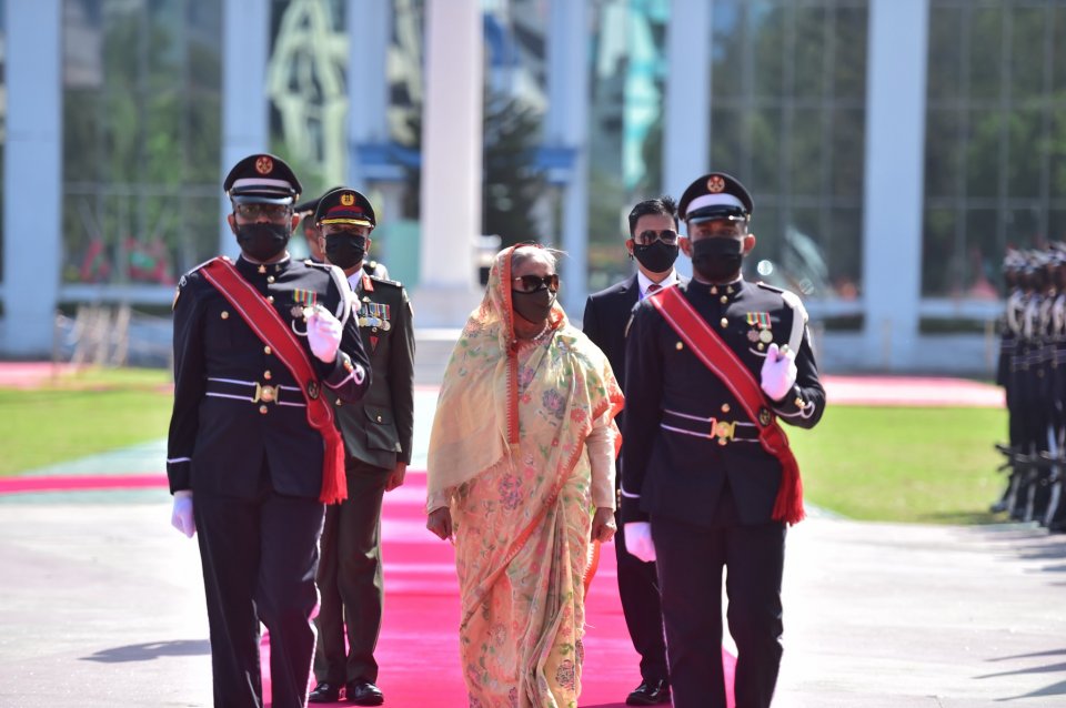 Sheikh Haseena ge rasmee dhathurufulhu