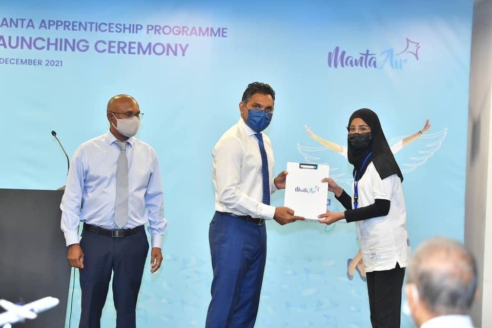 Aviation dhaairaa ah meehun binaa kurumah Manta Air in program eh fashaifi