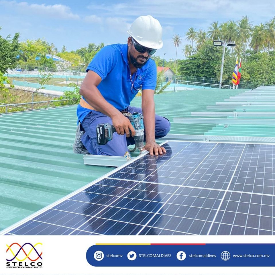 Maafushi engine geyge furaalhugai, solar pannel haru kuranee