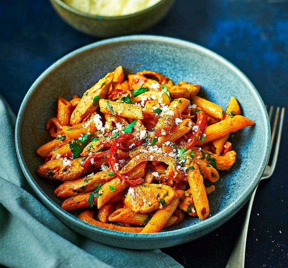 Roadha malaafaiy: Chicken fajita Pasta