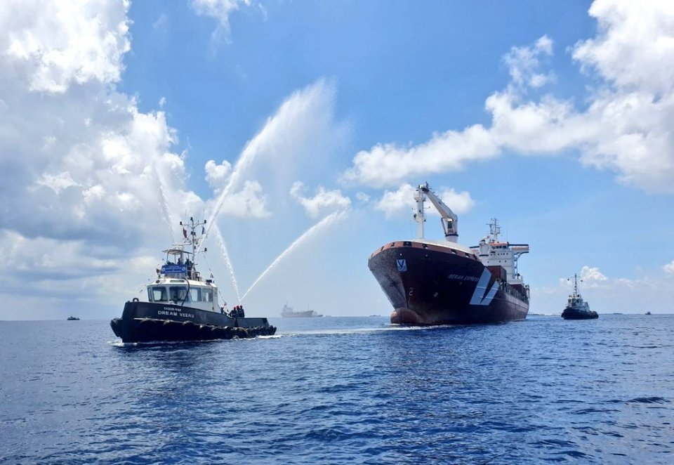 Bodu musaara aaeku MSS ge  Container Boat ah meehun hoadhanee