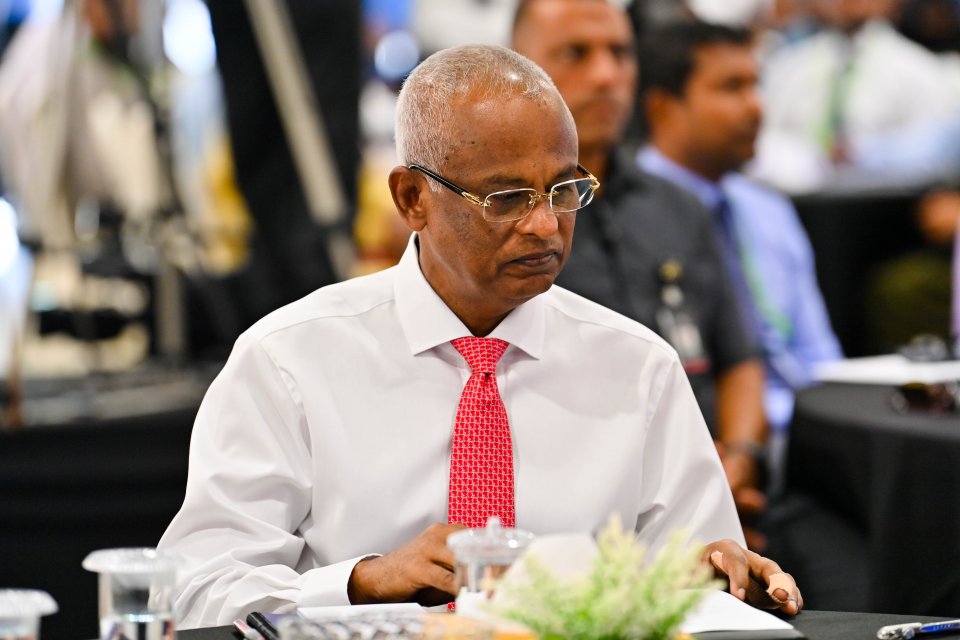 Raees Solih 9 mahah fahu miadhu noosverinnaa badhdhal kurany