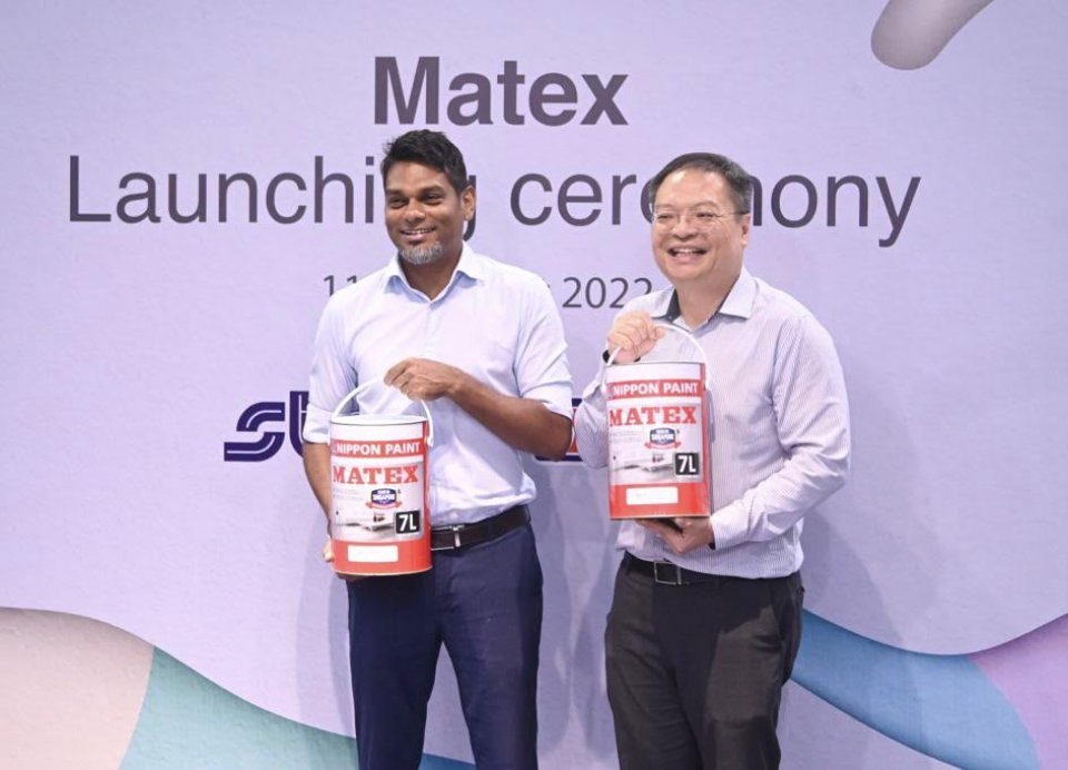 Nippon paint Matex Sto in raajje ah tha'aarafu koffi