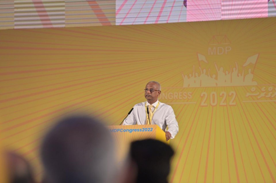 Hiyaalu thafaathuvun thakeh huttas kuriah dhiyun noon gotheh MDP akah neh: Raees