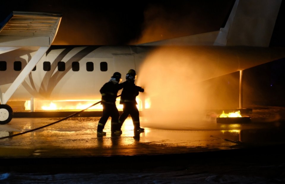 Raajjeyge furathama automatic fire simulator himeney aviation academy hulhuvaifi