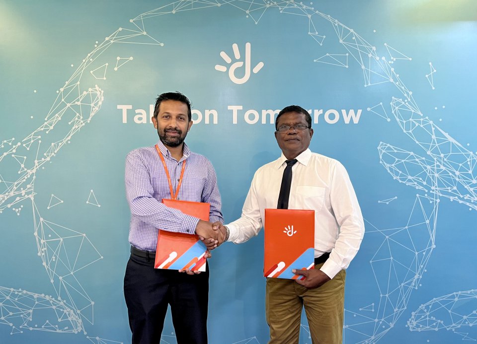 Beach volley tour Maldives challenge ge digital partner akah Dhiraagu