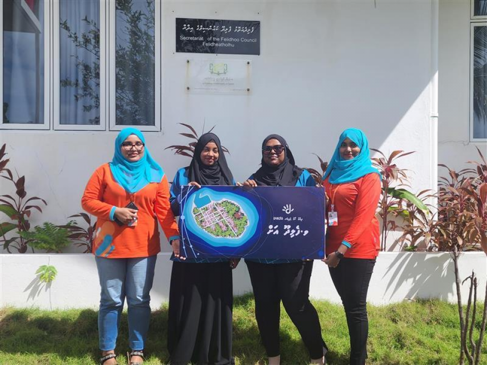 Dhiraagu high speed Fiber internet ge hidhumai Felidhoo ah