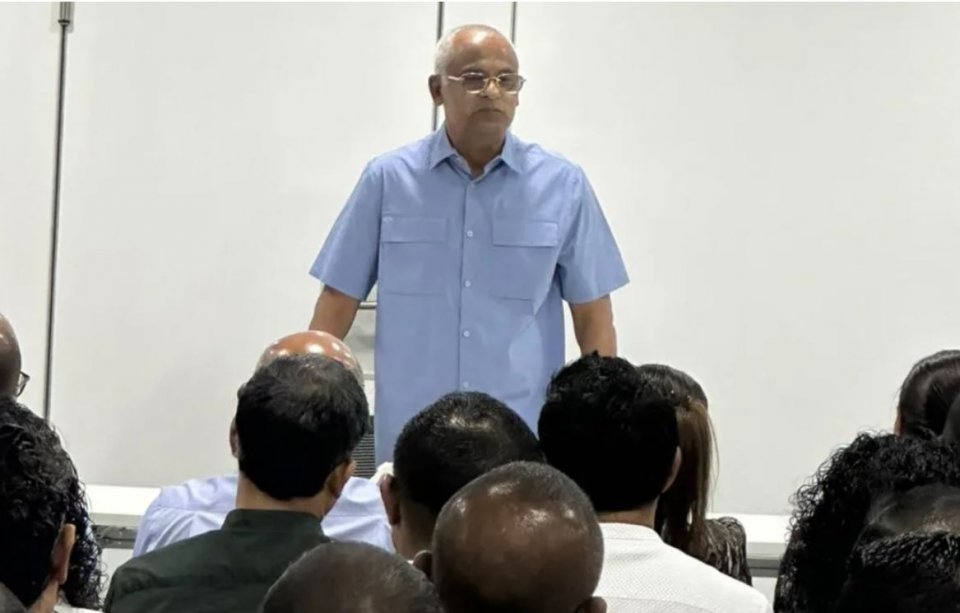 Gaumee majlis ge bodu aghulabiyyathakaaeku Raees Solih primary campaign fattavaifi