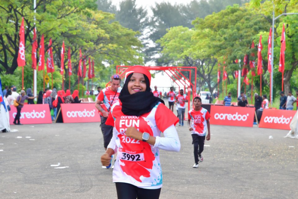 Ooredoo fun run gai baiverivaan anekkaa ves furusatheh