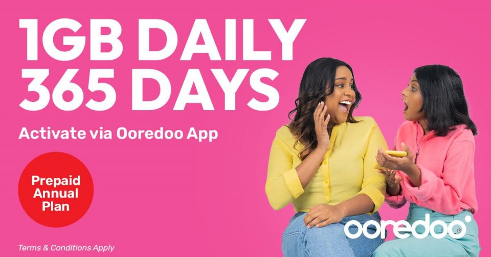 Ooredoo in mulhi aharah jumla 365 gb data !