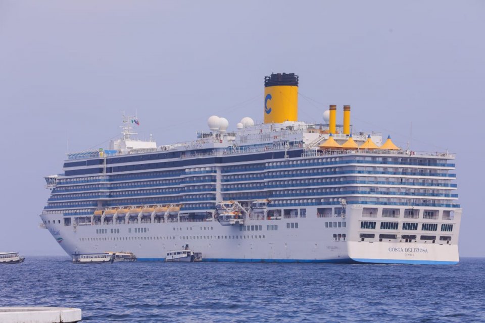 1,600 ah vure gina touristunnaa eku italy ge bodu cruse liner eh raajje ah