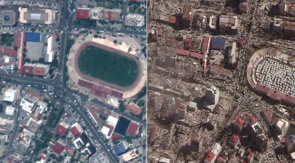 Binhelun ai thanuge kuri aai fas: Satellite photo thakun!