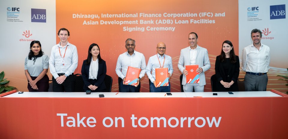 Submarine cable alhan IFC in Dhiraagu ah 30 million dollar dheyn ninmaifi