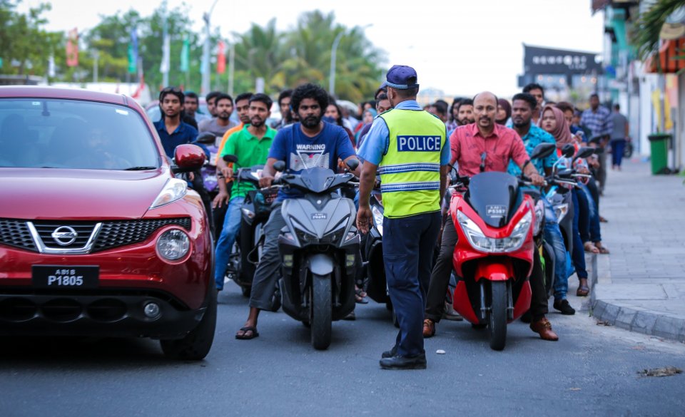 Male' ge traffic flow ah bodu badhaleh