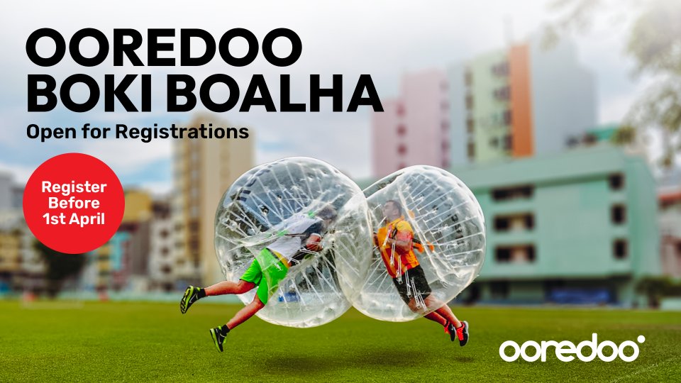 Ooredoo boki boalha mubaaraathah register vumuge furusathu hulhuvaalaifi