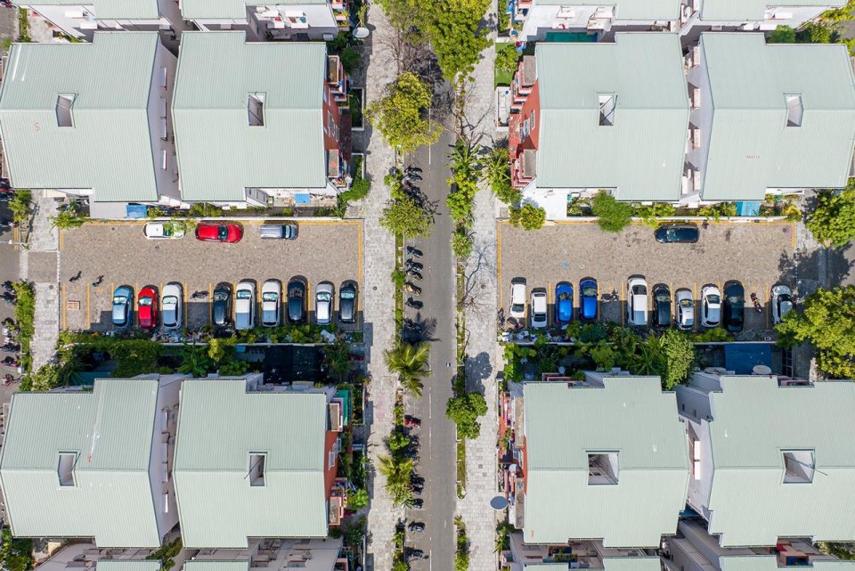 Unima parking zone in car park kuraane jaaga dhookuran Urbanco in hulhuvaalafi