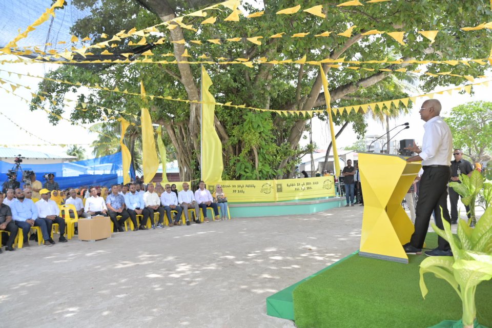 Maadhama ekani fenna meehakah verikameh nukureveyne: Raees Solih