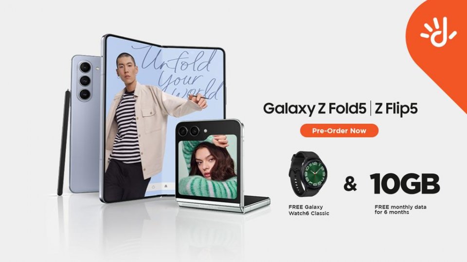 Galaxy z fold5 dhiraagu in pre order kureveyne