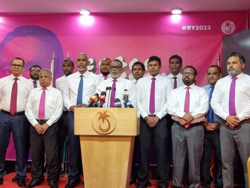 Hiyaalthafaathvu thah ehfaraaikoh ppm coalition in Muizzu aai eku thibikan dhahkaalaifi