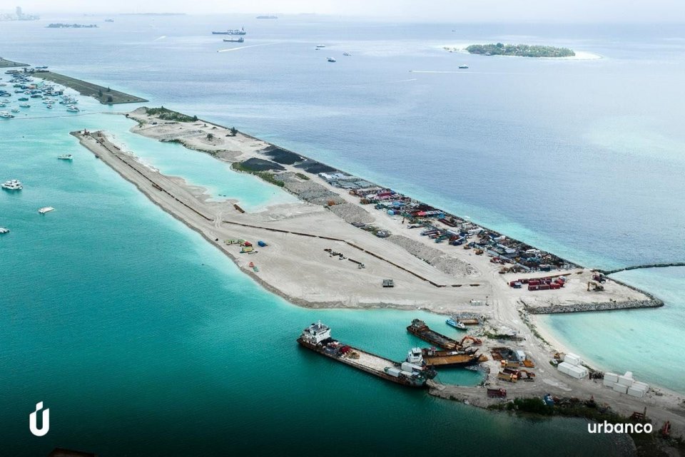 Hulhumale phase 3  site A ge 70 percent hikkai nimijje