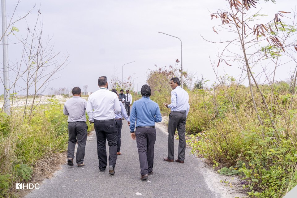 Hulhumale' in alah dhookuri goathi thakugai viyafaari kuranee, HDC nidhaafai