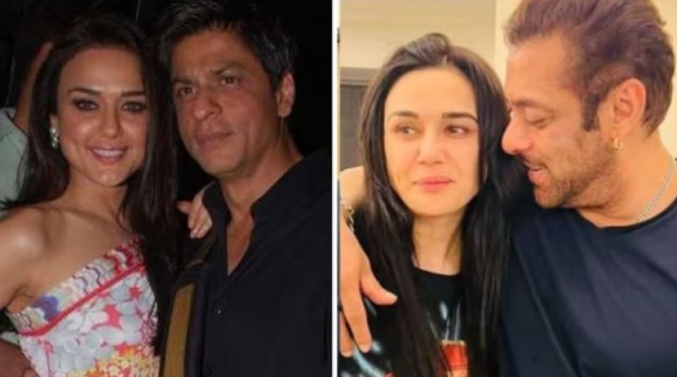 Salman aai Shahrukh aa behey gothun Preity ah dhethin suvaaleh!