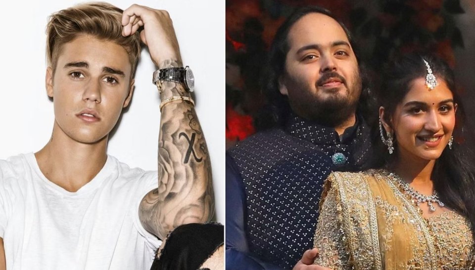 Ambani ge kaivenyah Justin Bieber ves Mumbai ah!